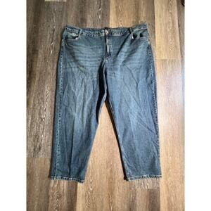 ASOS DESIGN Straight Leg Jeans Womens 24 Blue High Rise Medium Wash Denim